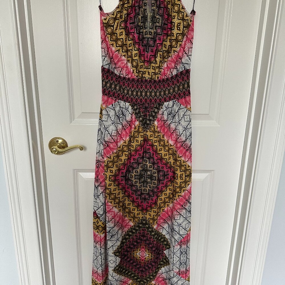 London Times Halter Maxi Dress - Womens Size 6 (Petite Length)